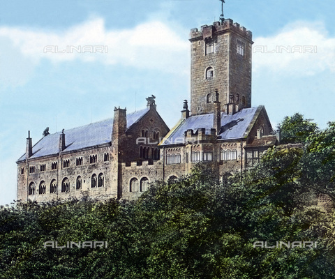 UIG-F-030900-0000 - Wartburg castle. - Date of photography: 1920 - United Archives / UIG/Alinari Archives