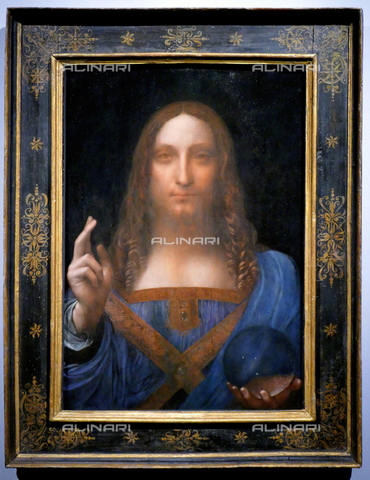 WHA-S-WHA114-0945 - Salvator Mundi, olio su tela, Leonardo da Vinci (1452-1519) (attr.), Collezione Privata, Abu Dhabi - World History Archive/Archivi Alinari