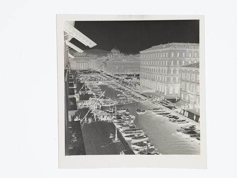 WMA-N-006814-0000 - The Grand Canal and the Bailey Bridge being demolished, Trieste - Date of photography: 05/1950 - Alinari Archives, Florence