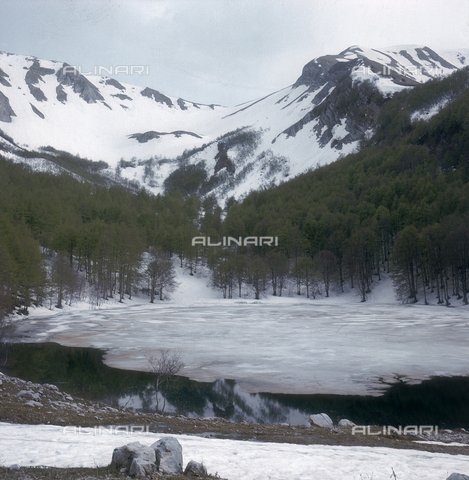 ZCA-S-000090-0019 - Il lago Remmo con la neve - Data dello scatto: 1970 ca. - Archivi Alinari, Firenze